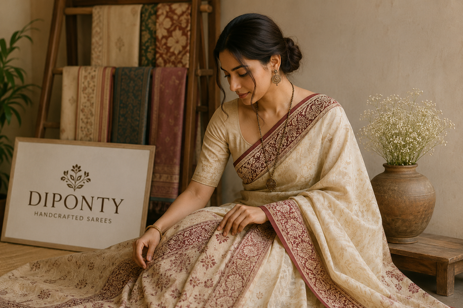 Handcrafted Saree
